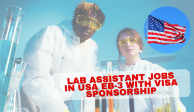 Lab Assistant Jobs in USA EB-3 With Visa Sponsorship